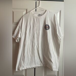 Vans White and Red Logo T-Shirt Men’s XL